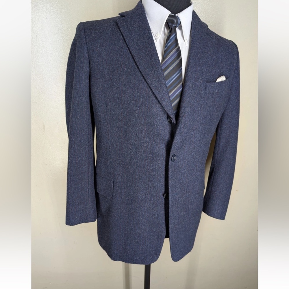 Leonard Logsdail Bespoke Suit | 100% Wool | Handcrafted in NYC | 40R Slim